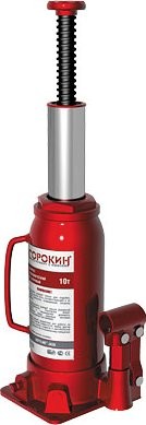 Домкрат бутылочный СОРОКИН 3.10 (10 т - 215/410 мм) (3.10)